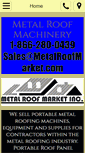 Mobile Screenshot of metalroofmarket.com